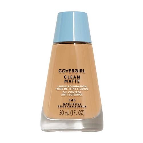 Covergirl Matte Liquid Foundation 545 Warm Beige 1oz - Oil-Free, Natural Finish