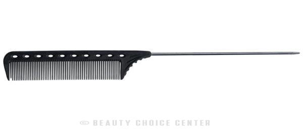 YS Park 132 Extra Long Carbon Tail Comb - Heat-Resistant, Flexible Styling Tool