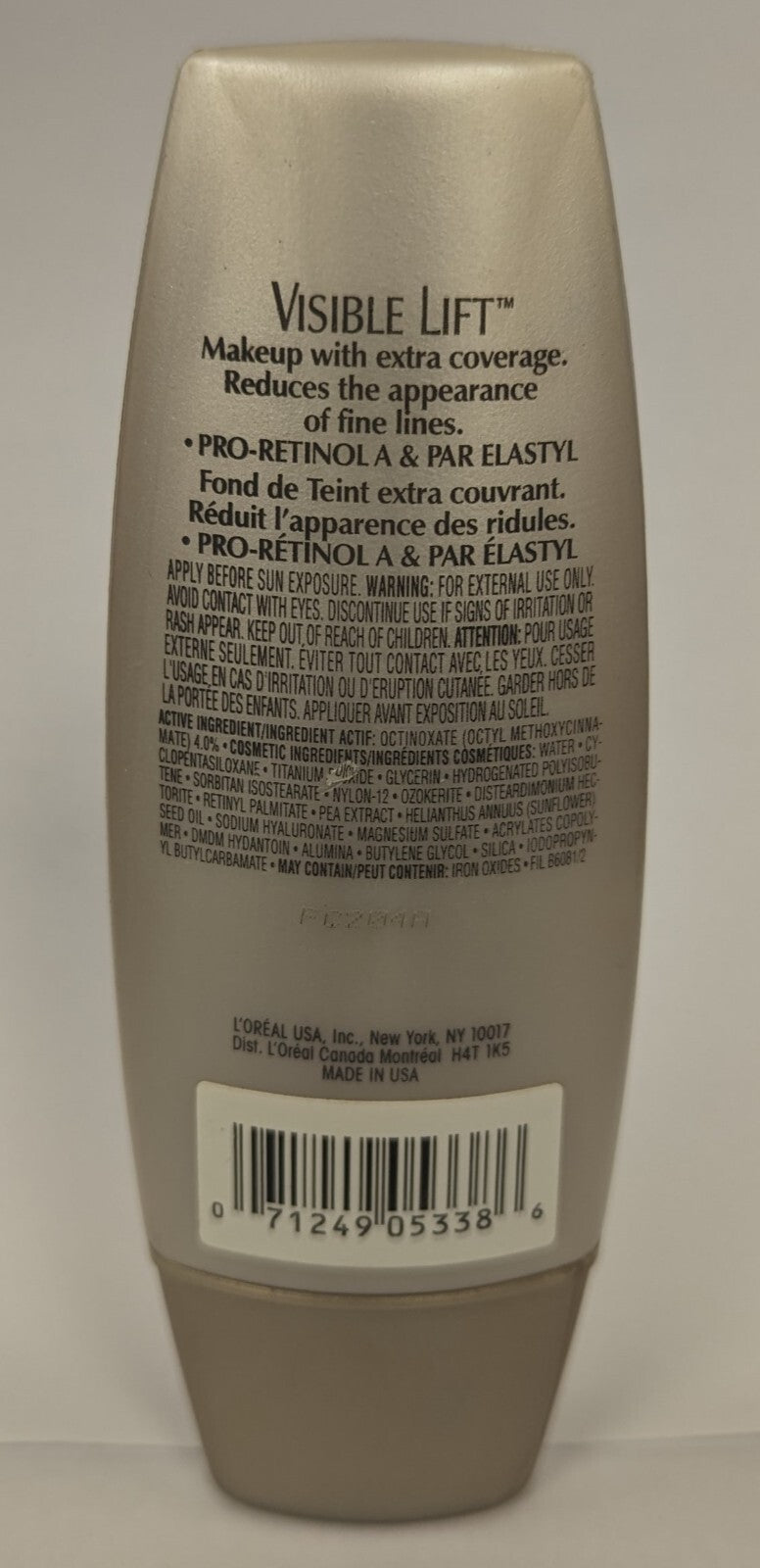 L'Oréal Visible Lift Line Minimizing Makeup - Golden Beige 1.3 Fl Oz