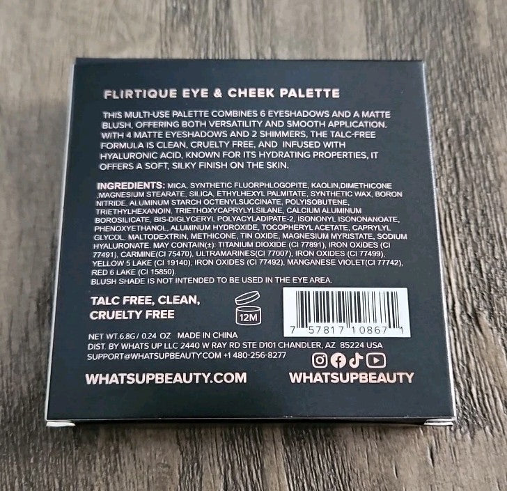 Eyeshadow & Blush Palette - Flirtique Makeup Set - New In Box