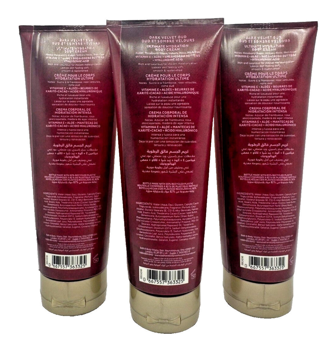 Dark Velvet OUD Body Cream 8 oz - Pack of 3