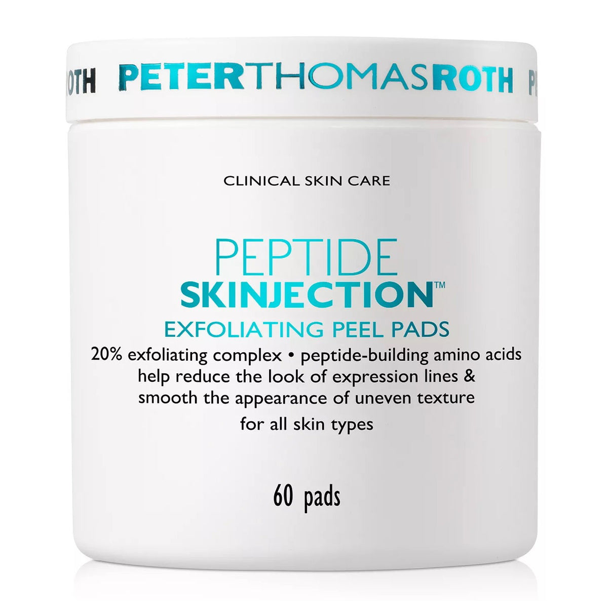 Peter Thomas Roth Peptide Skinjection Exfoliating Peel Pads 60 Cts P1