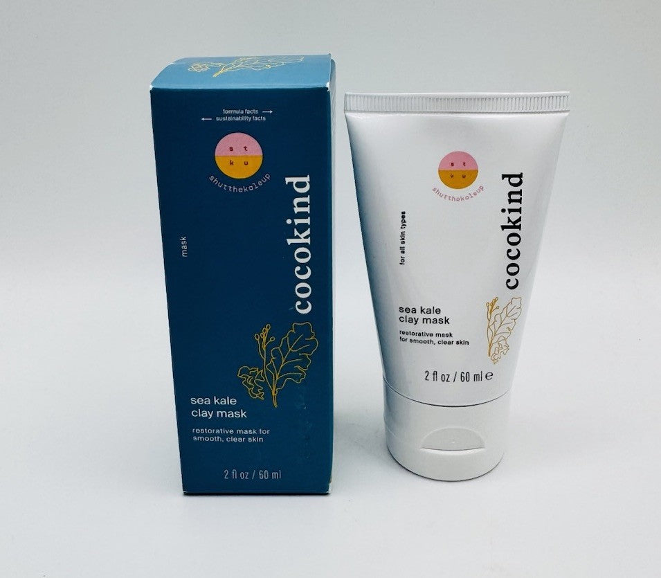 Sea Kale Clay Mask - 2 oz Purifying & Soothing Facial Mask