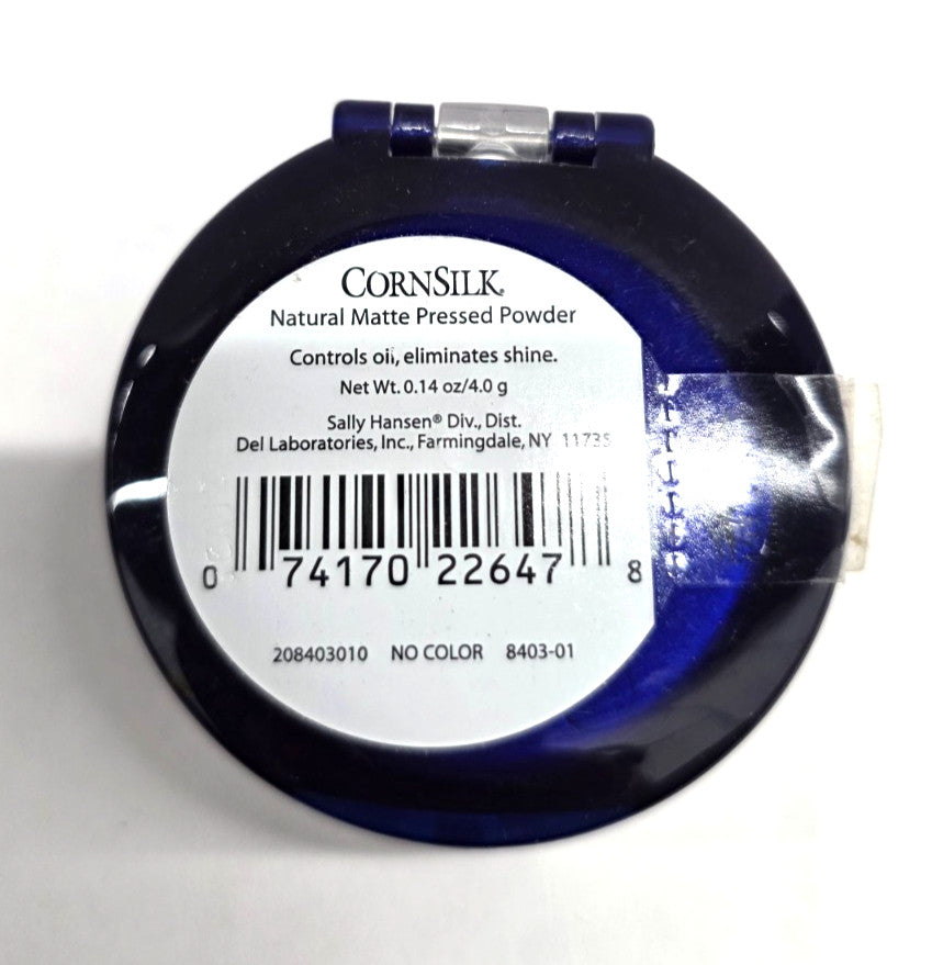 Natural Matte Face Powder - Cornsilk Pressed Powder for Makeup