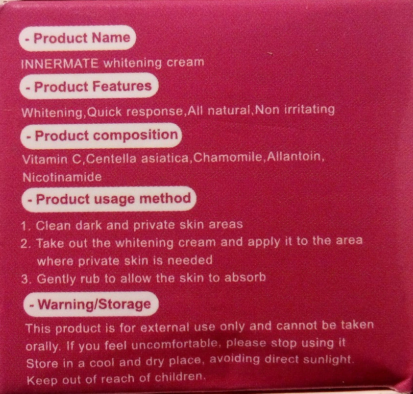 Whitening Cream with Vitamin E & Avocado Oil - Brightening Skin Care