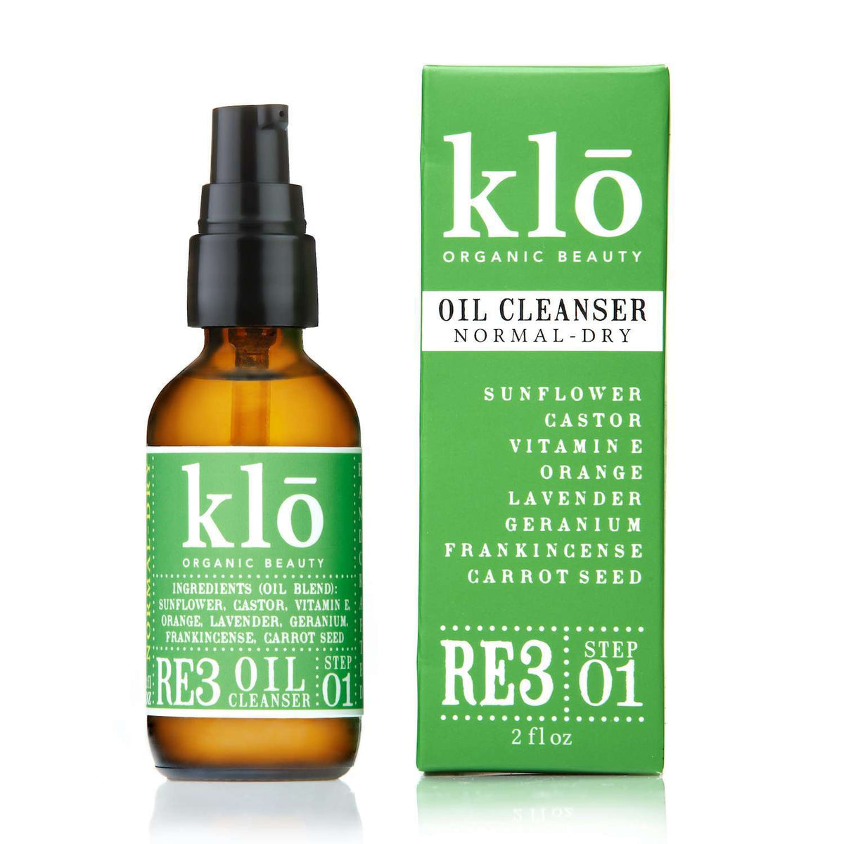 RE3 Oil Cleanser for Normal to Dry Skin - 2 oz, Organic Beauty