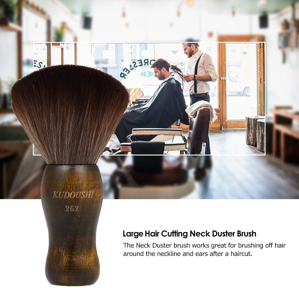 Large Hair Cutting Neck Duster Brush for Barbers and Hairdressers