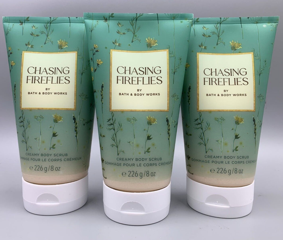 Bath & Body Works Chasing Fireflies Cream Scrub Full Size 8 Oz S/3