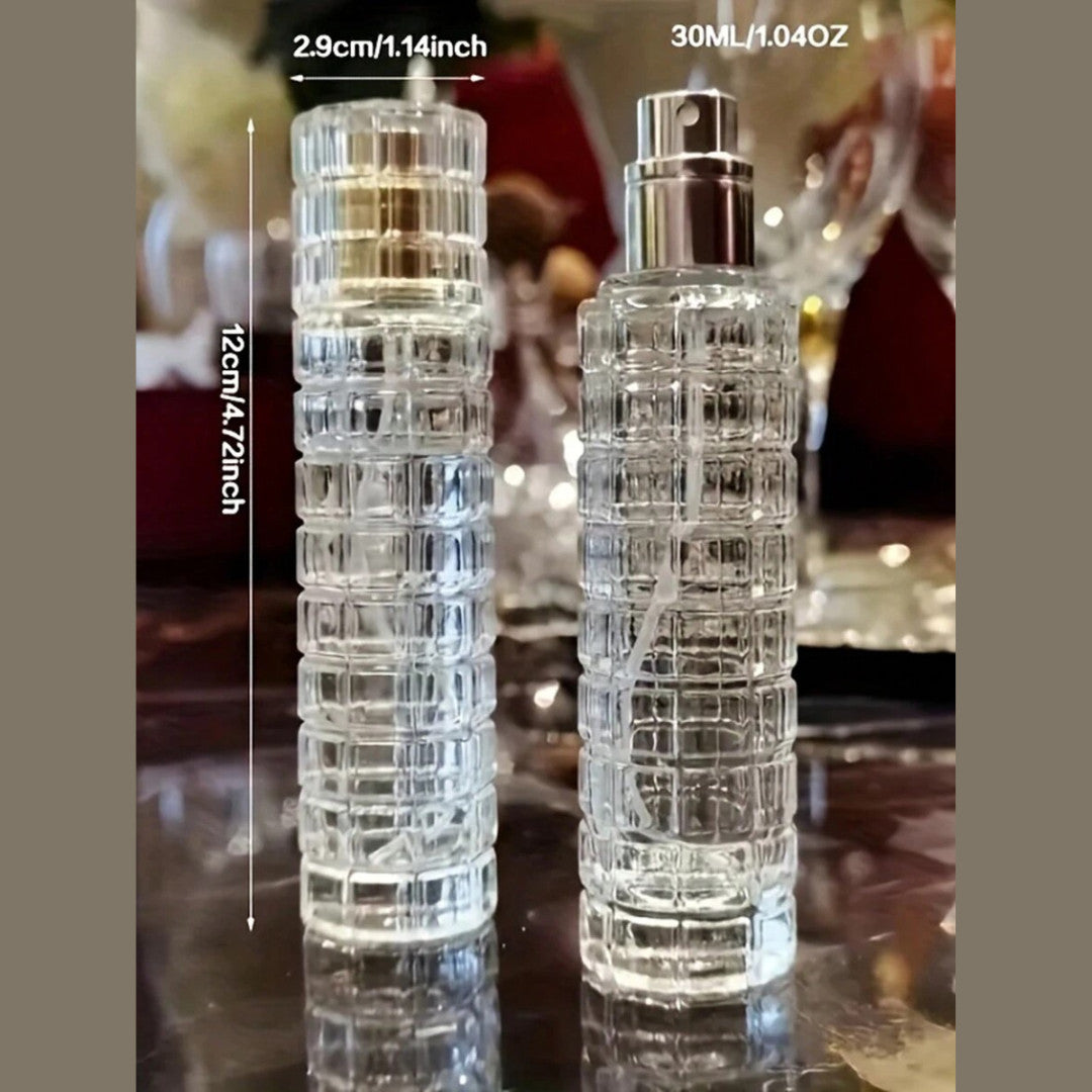 30ml Refillable Glass Perfume Spray Bottle Travel Container - Clear