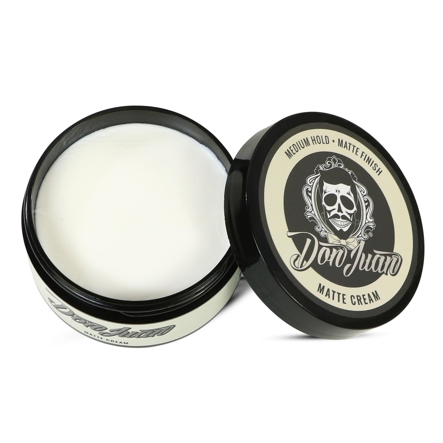 Handcrafted Matte Cream Pomade - Medium Hold, 4oz, Water-Based Hair Styling