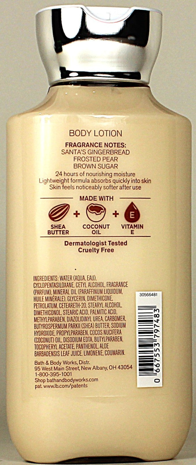 QTY 4 - Bath & Body Works GINGERBREAD LATTE Lotion Cream Moisturizer