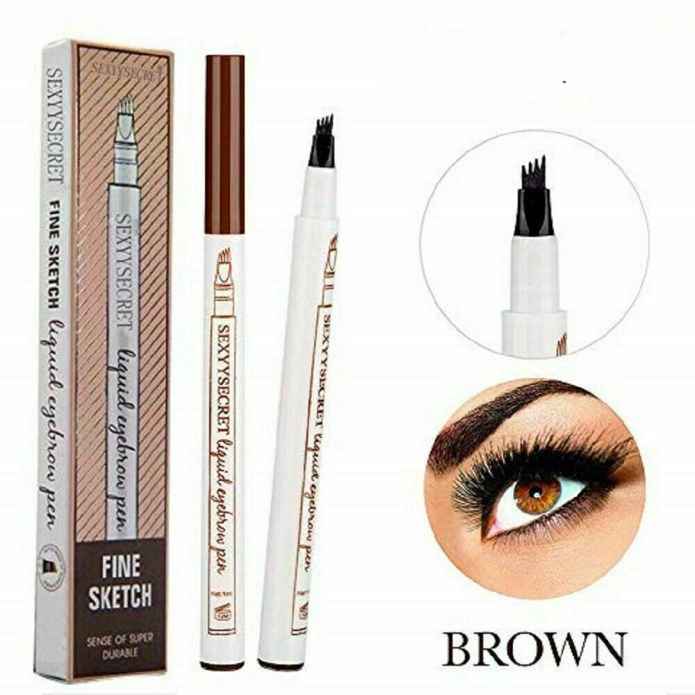 Waterproof Microblading Eyebrow Pen Set - Long-Lasting, Smudge-Proof, 3 Colors