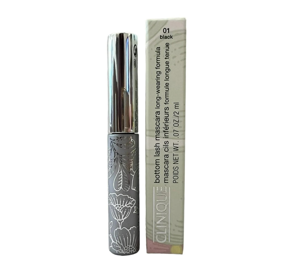 Clinique Bottom Lash Mascara in Black 0.07oz Full Size Eye Makeup