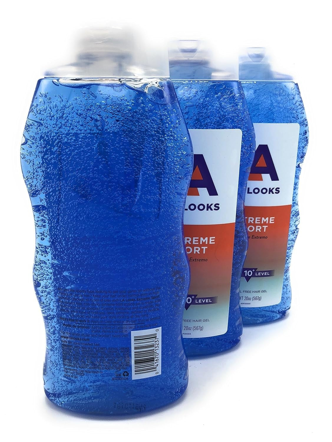 Extreme Sport Humidity Proof Hair Gel - 20oz, Pack of 3 for Strong Hold