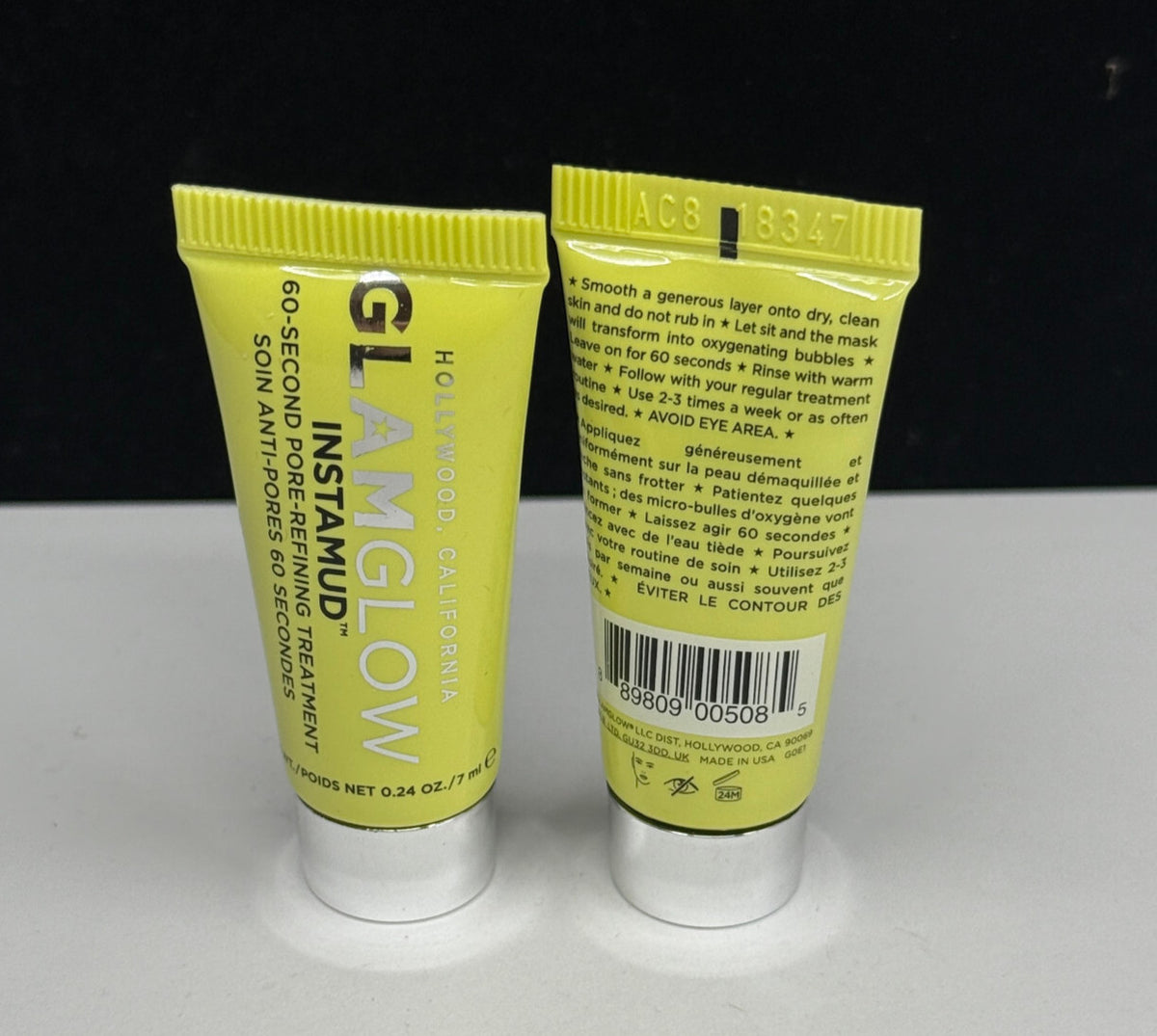 GLAMGLOW Instamud Mini 0.24 oz - Lot of 2