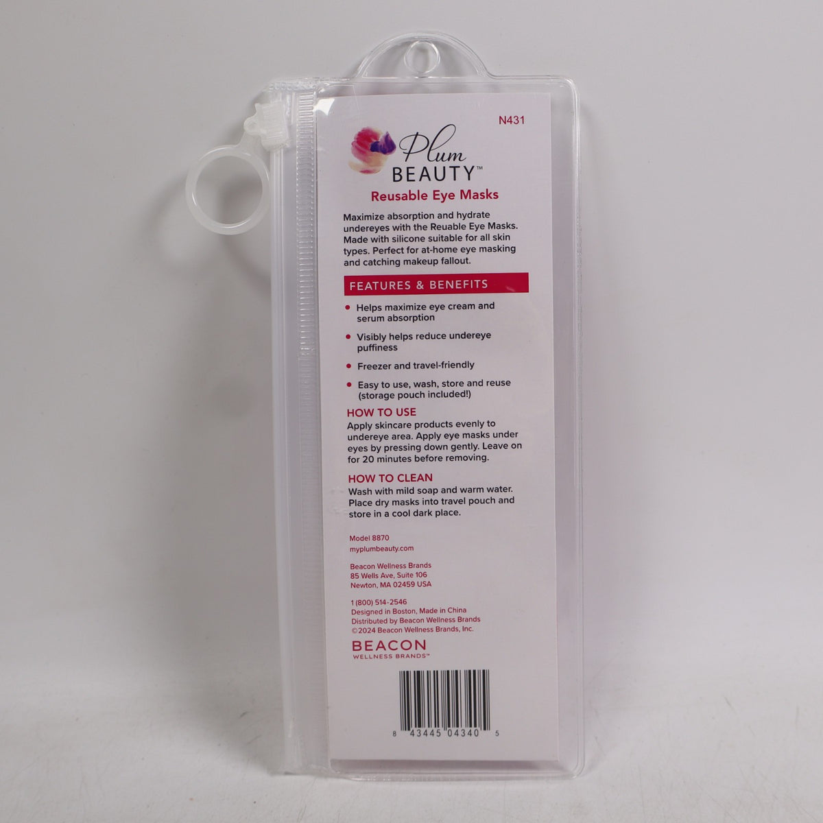 Reusable Silicone Eye Patches - Washable, Pack of 3 for Eye Care