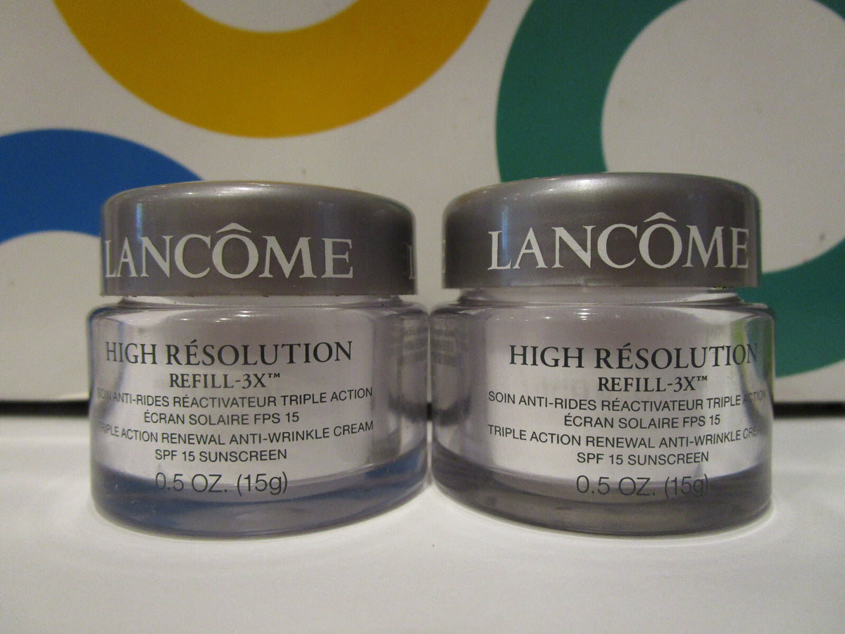 Lancôme High Resolution Refill 3X – 0.5 oz Sample (2-Piece Lot)