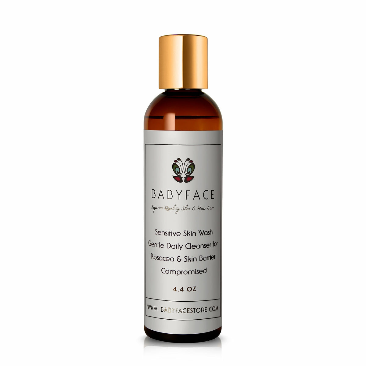 Sensitive Skin Facial Cleanser with Vitamin B5 - Sulfate Free, 4.4 oz