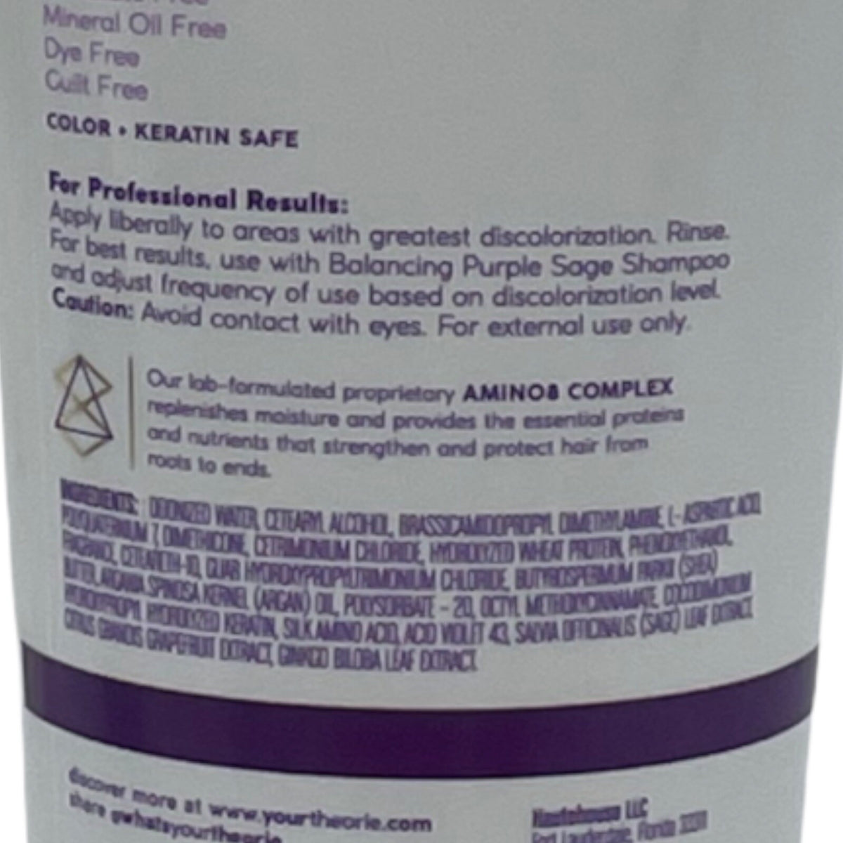 Theorie Balancing Purple Sage Shampoo & Conditioner Set Tone