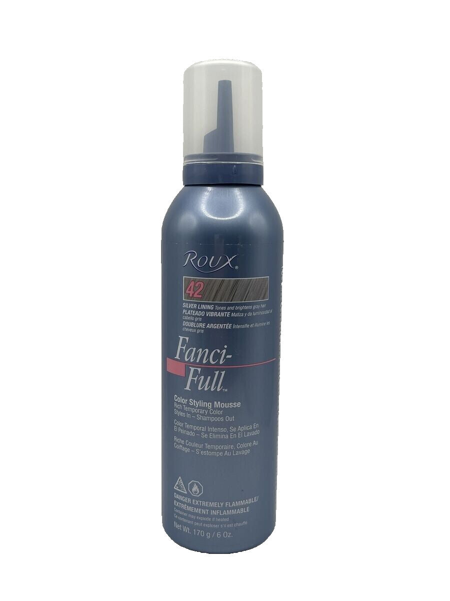 Roux Fanci-Full Color Styling Mousse 42 Silver Lining 6 oz