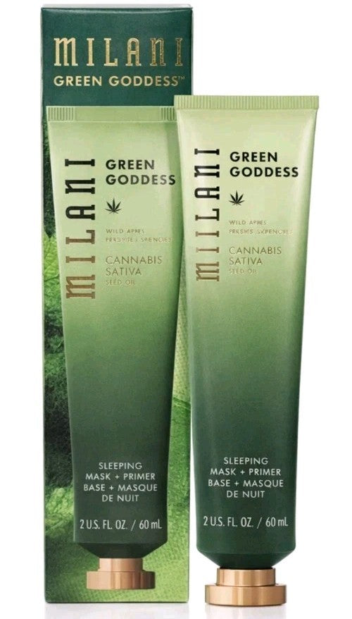 Milani Green Goddess Natural Antioxidant Sleeping Mask & Primer 2 oz