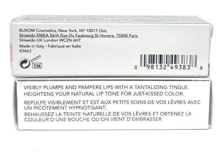 2 Pack Buxom Power-Full Plump Lip Balm Big O 0.17 oz Each - New