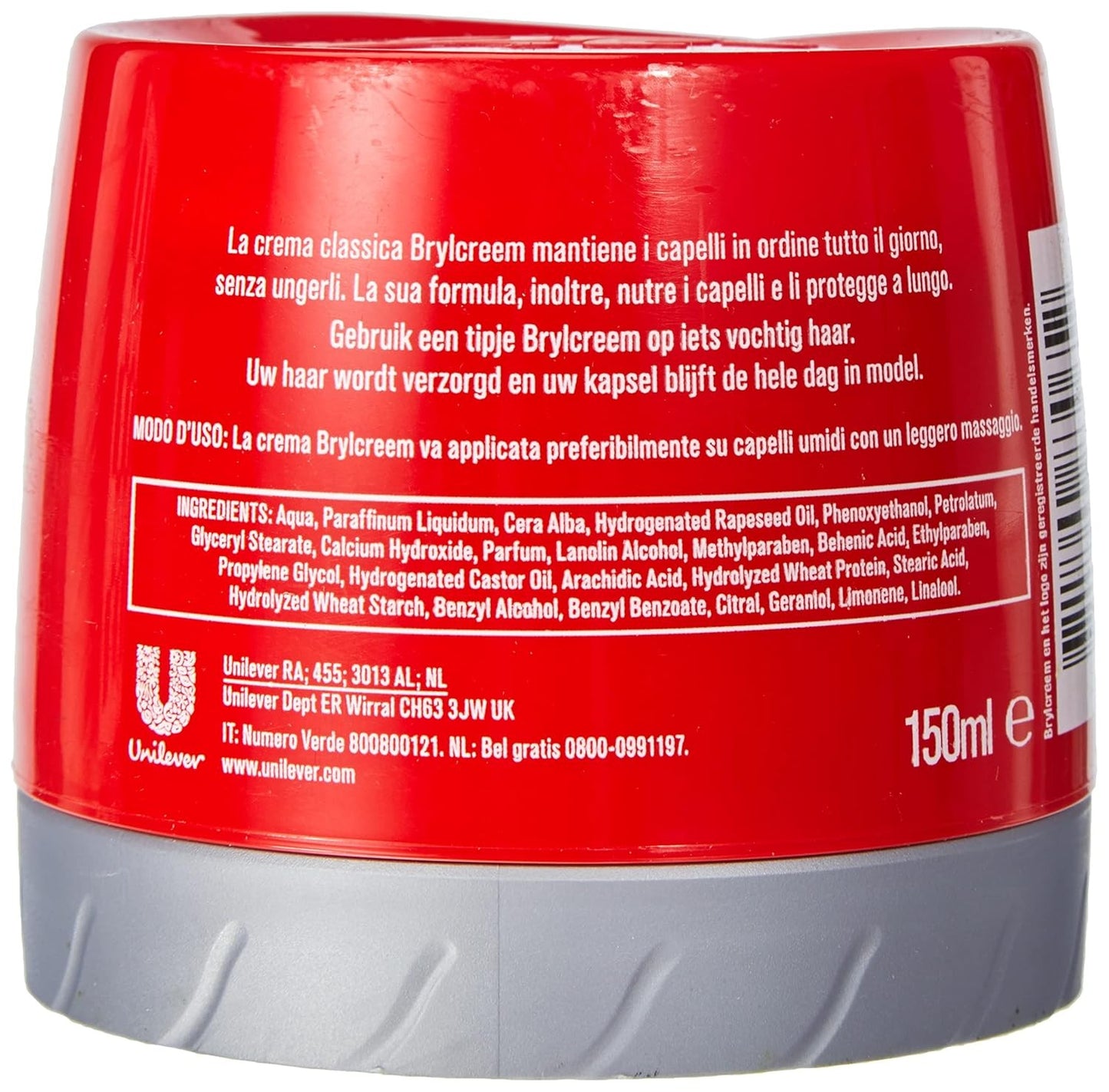 150ml Fixative Hair Styling Cream - Strong Hold, Alcohol-Free, Unisex