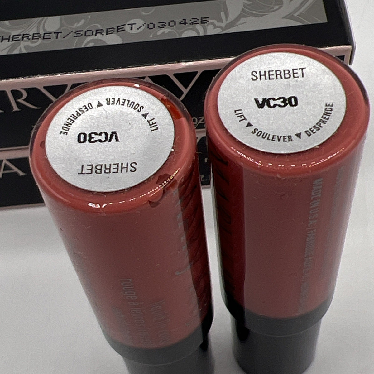 Mary Kay Liquid Lip Color Sherbet Lot of 2 - Vibrant Lipstick Set