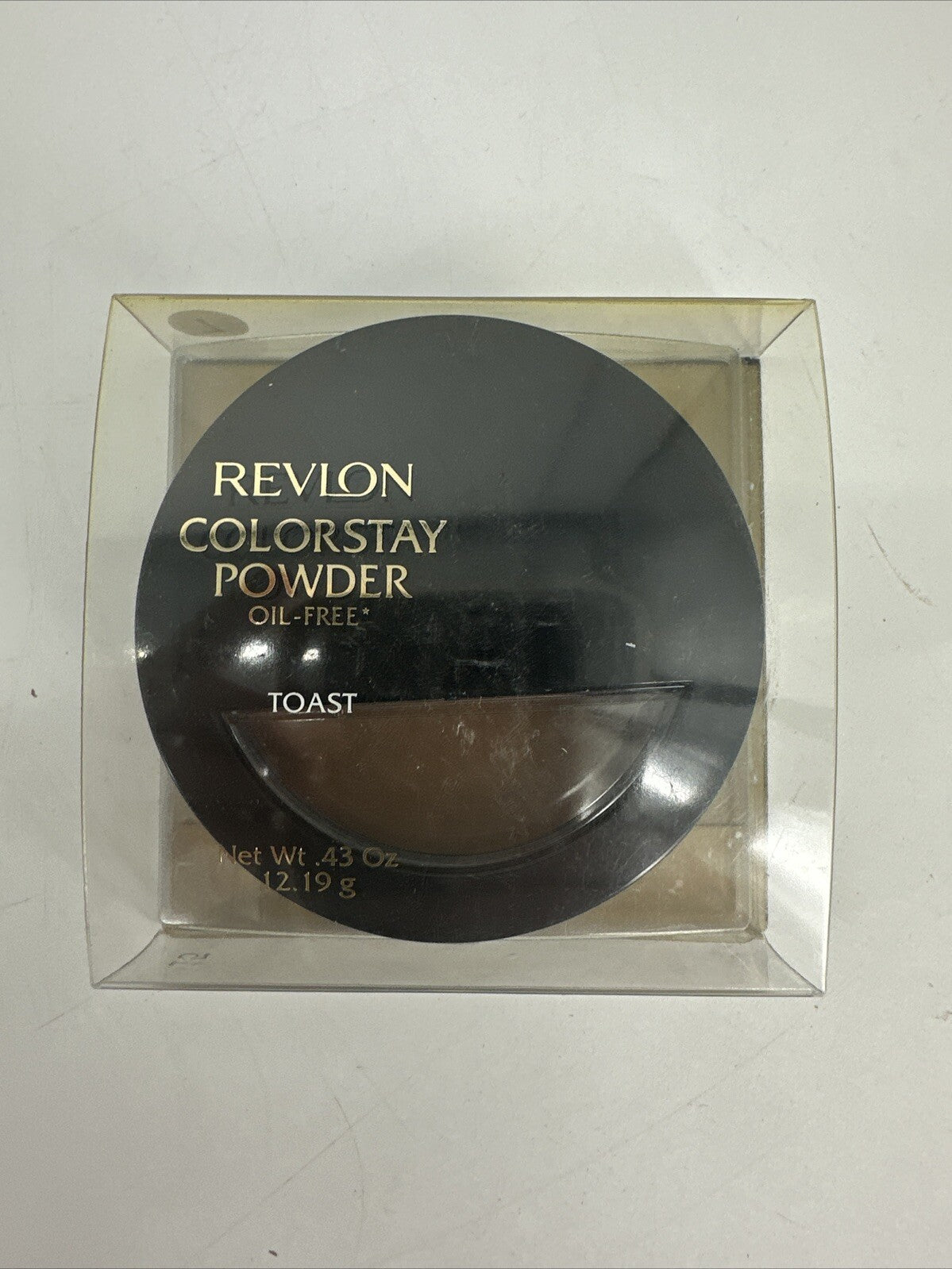 Revlon Colorstay Powder Oil-Free Toast Shade - Full Size 0.43 oz - Discontinued