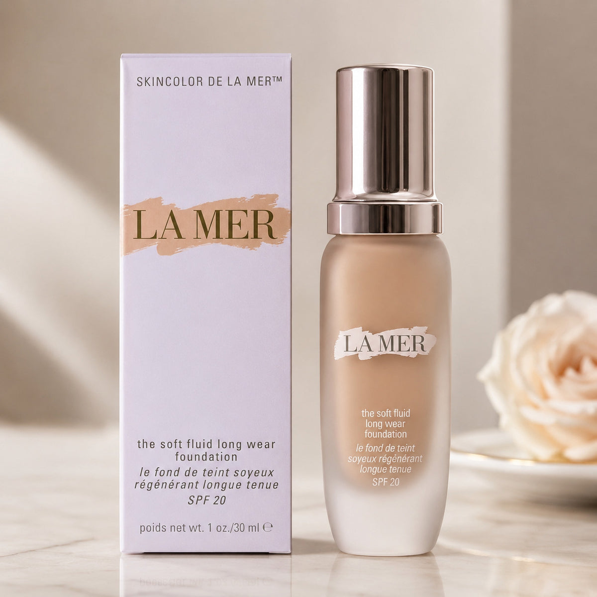 Long Wear Liquid Foundation Ivory 01 - Pack of 2, 30ml Each