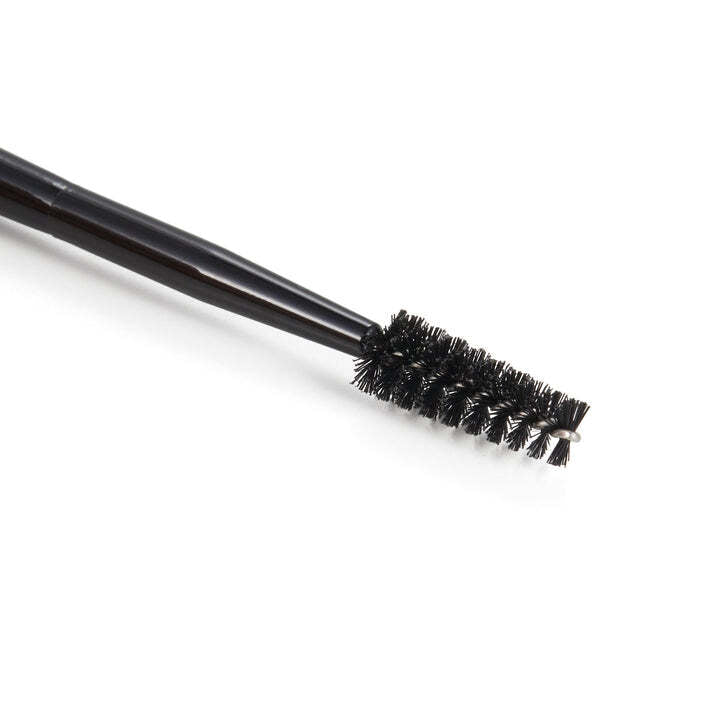 Dual Ended Brow Brush for Powder, Gel & Pomade Application - Vegan & Cruelty-Free