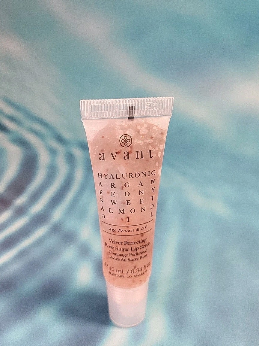 Hyaluronic Peony Lip Scrub with Argan & Sweet Almond 0.34oz - Replenishing