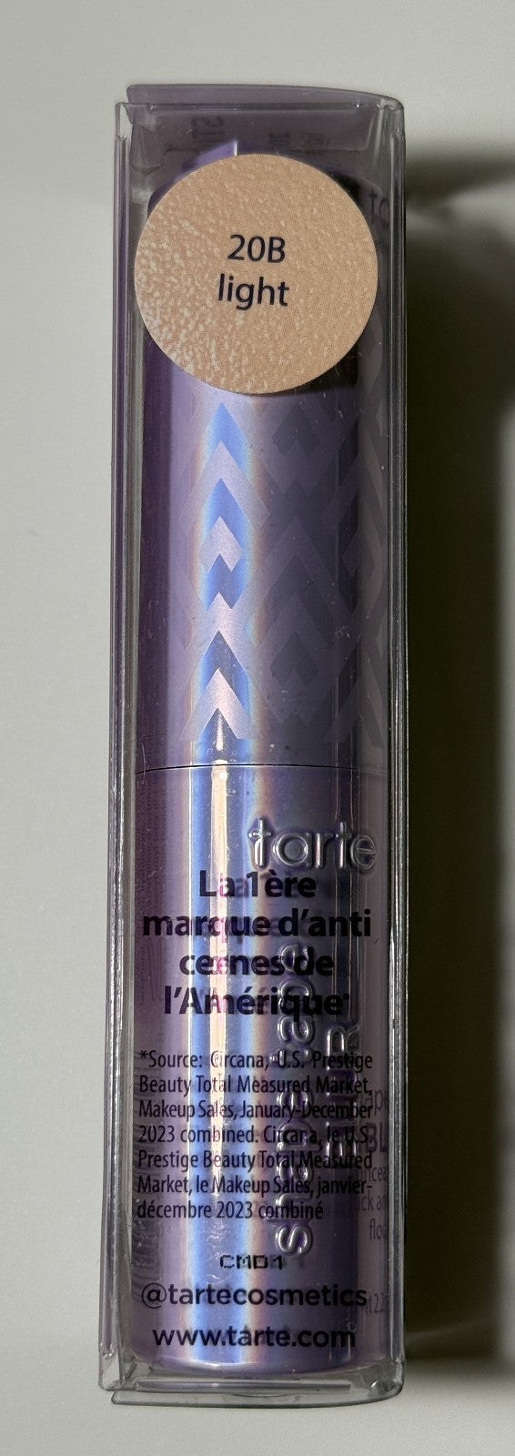 Tarte Shape Tape Blur Concealer Stick 20B Light Skin Full Size New