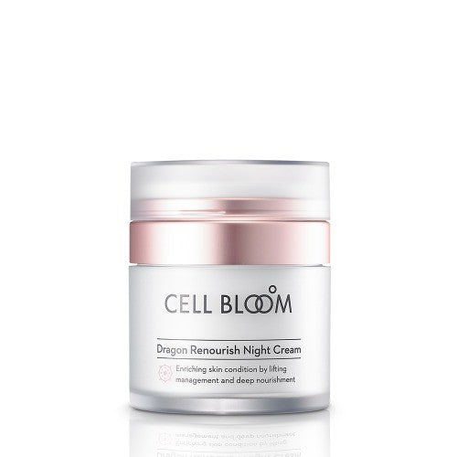 Dragon Fruit Night Cream 50 ml by Cell Bloom - Restorative Anti-Aging Facial Moisturizer