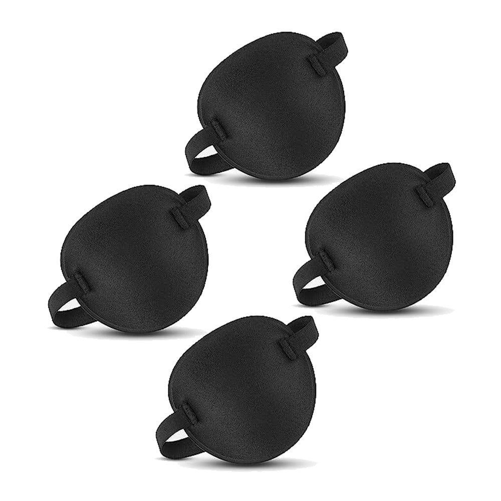 Adult 3D Adjustable Pirate Eye Mask - Single or Multiple Pack Black