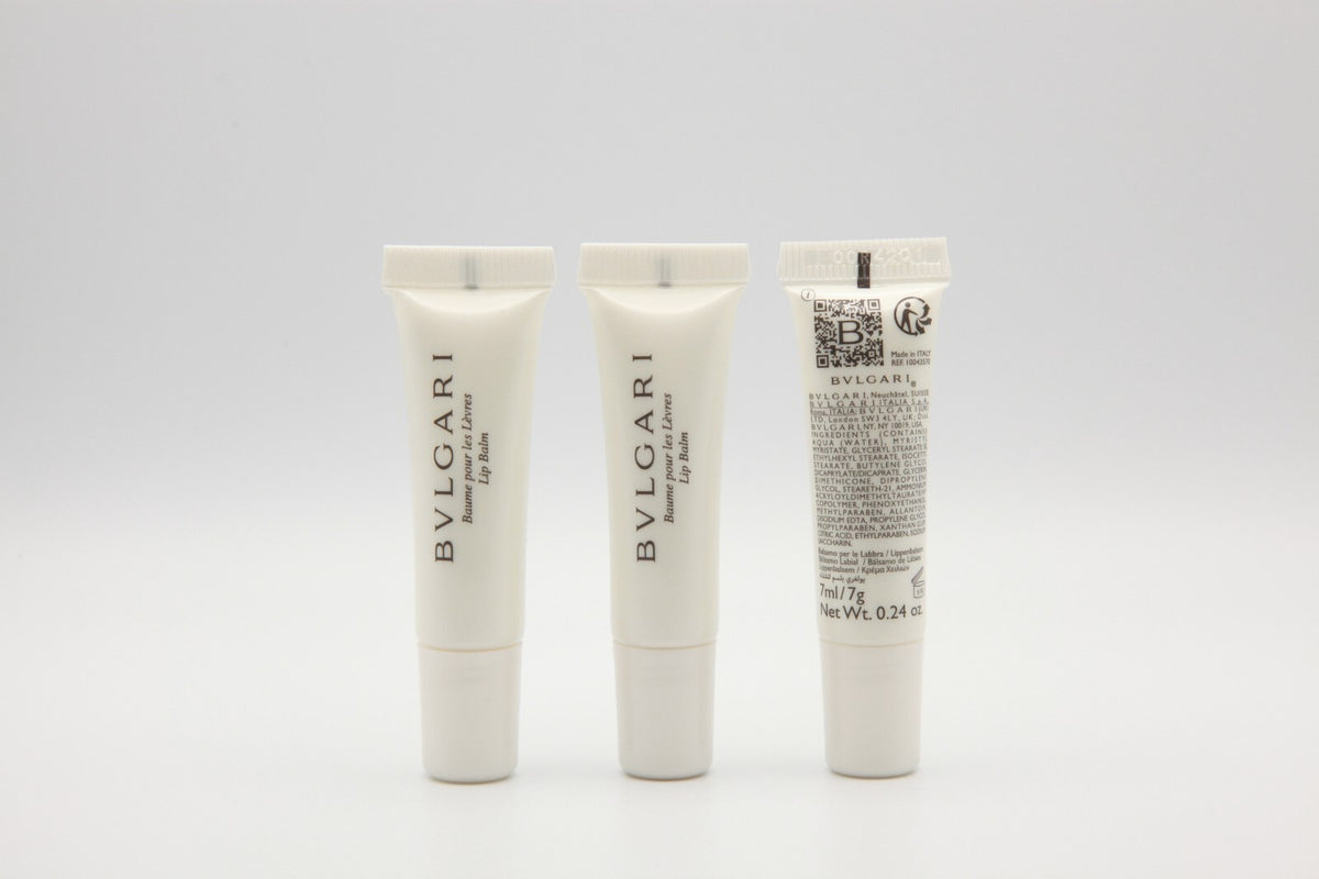 Unscented Lip Balm Set - BVLGARI Luxury Moisturizing Lip Care, 6 Pack