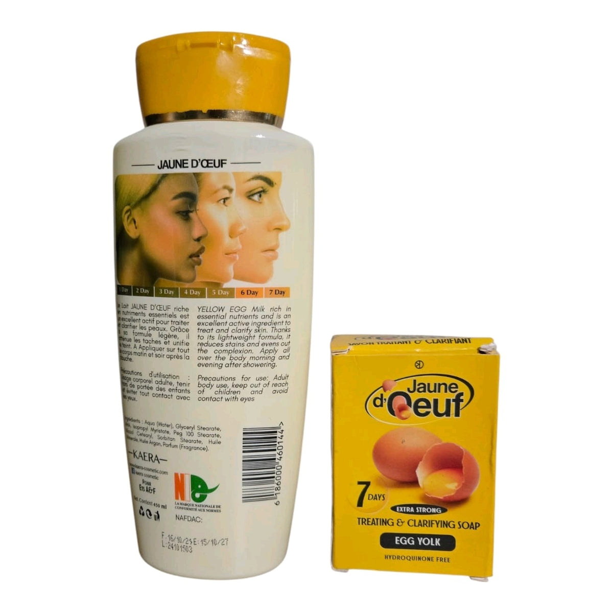 Egg Yolk Clarifying Lotion & Soap Set - 450ml Skin Care
