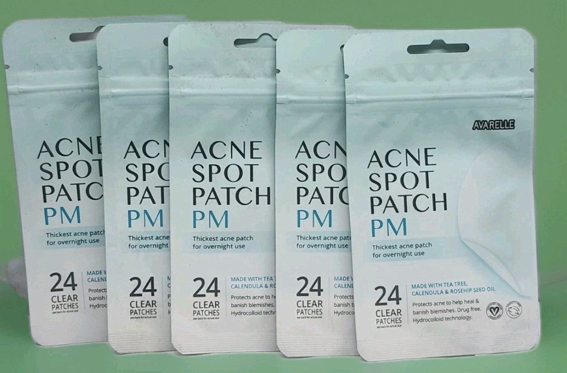 Acne Spot Patches - Clear Overnight Acne Treatment 24 Patches per Pack, Lot of 4
