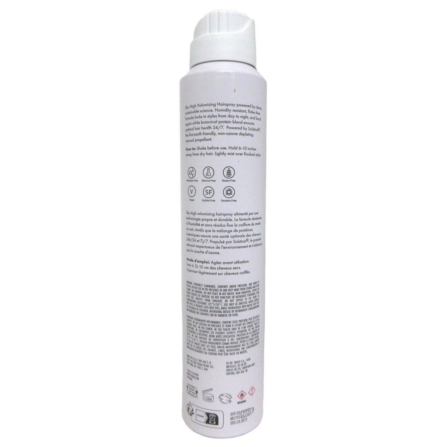 Volume Lock Volumizing Hairspray - Vegan, Lightweight, Long-Lasting 7 oz