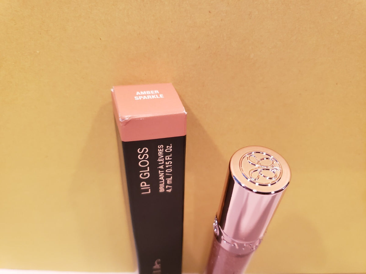 Lip Gloss - Universal Luminous Tinted Lip Shine in Amber Sparkle 0.15 oz