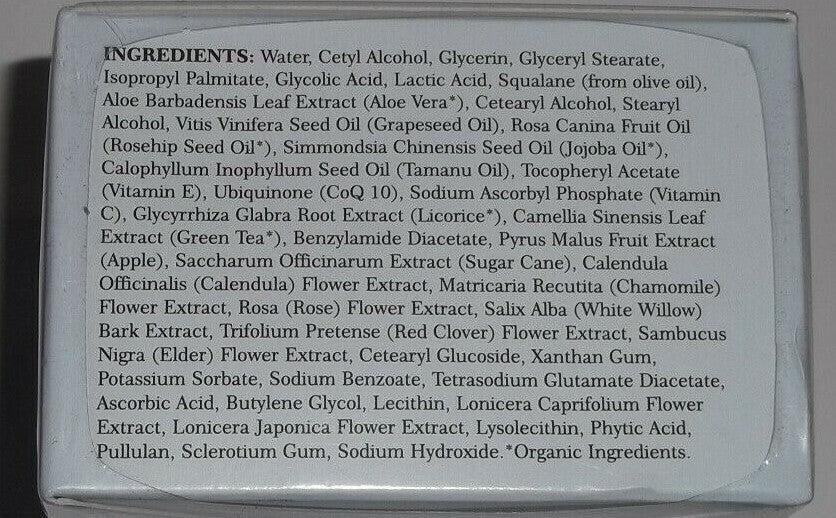 Natural Skin Peeling Cream with Glycolic & Lactic Acid - 3.4 oz Set