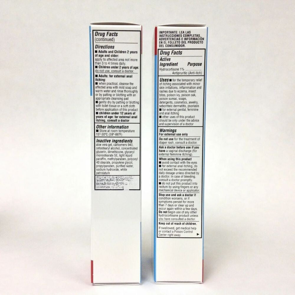 Hydrocortisone Cream for Skin Allergies & Irritation – 2 oz
