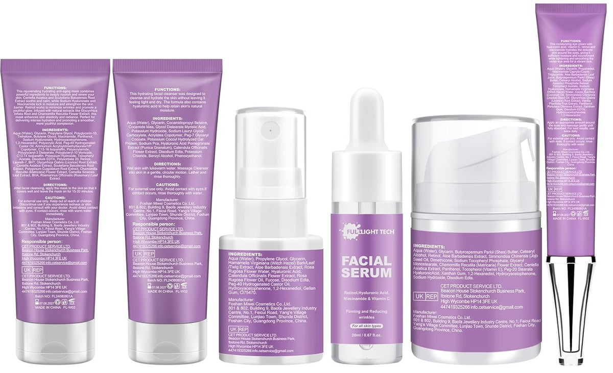 Hydrating Skincare Set for Women with Anti-Aging Cream & Mask – All Skin Types