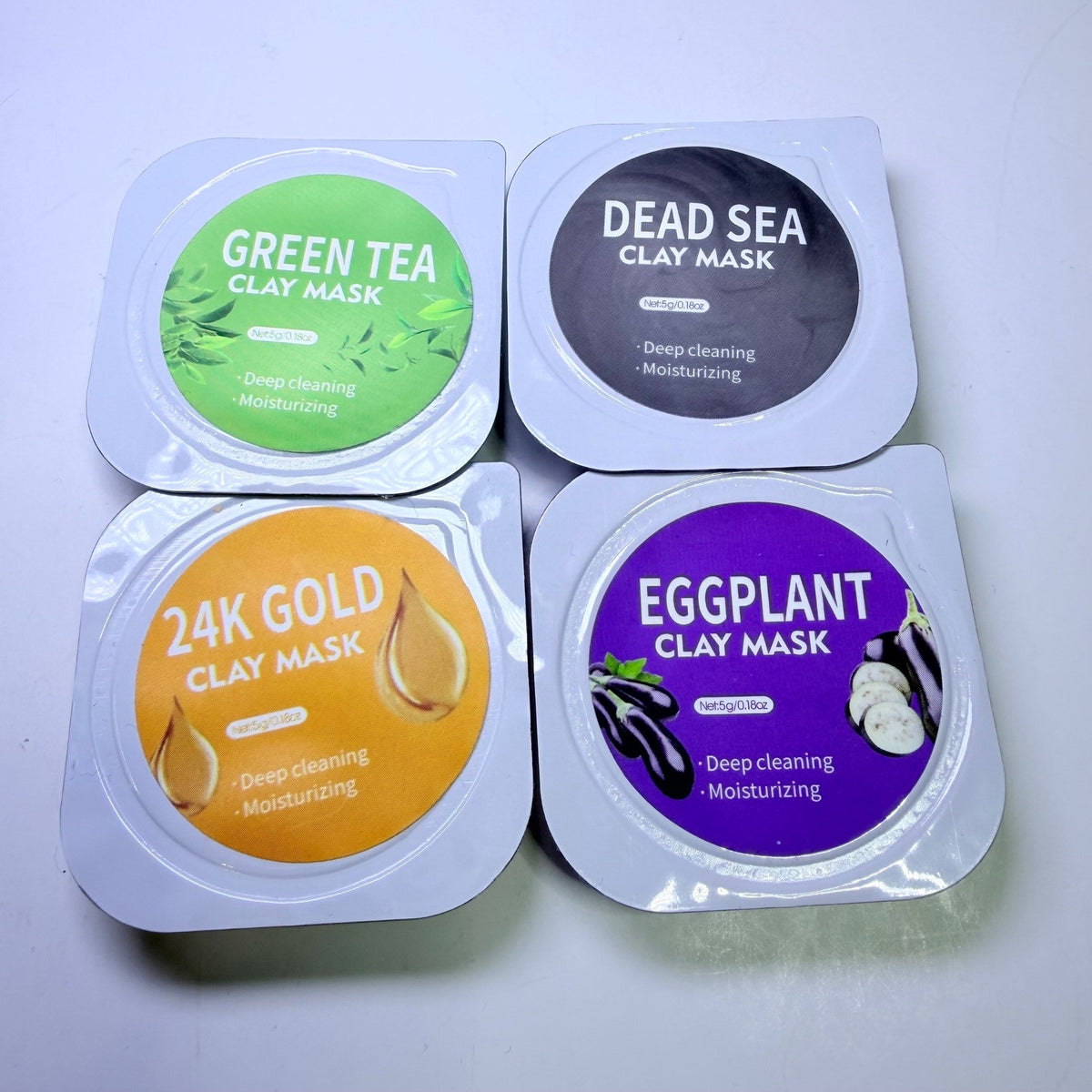 11-Piece Clay Face Mask Pods Variety Pack - 5g Each