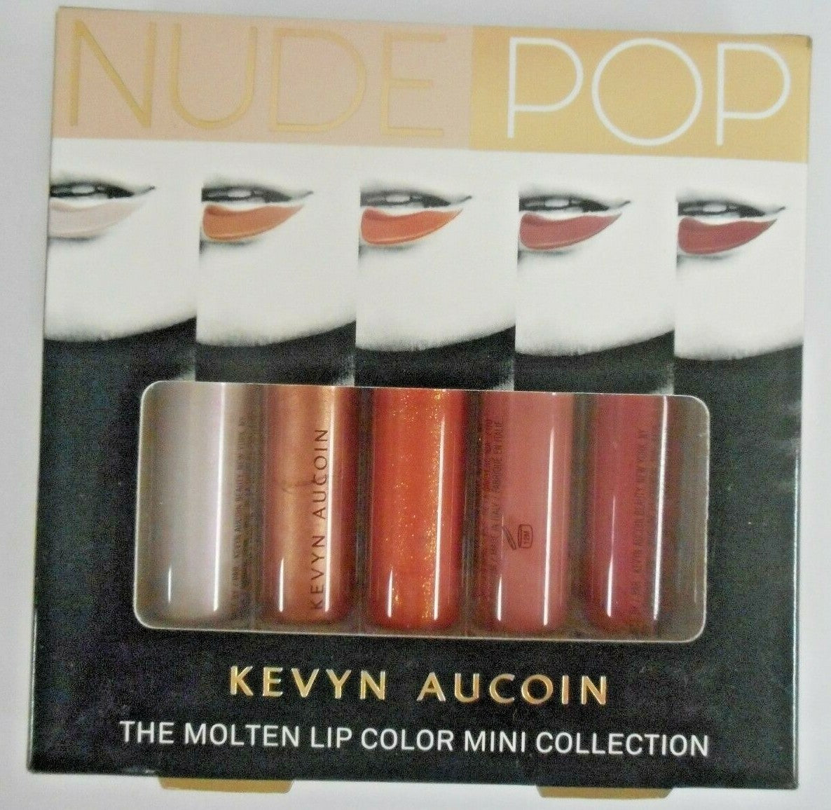 Kevyn Aucoin Nude Pop The Molten Lip Color Mini Collection - 5 Shades