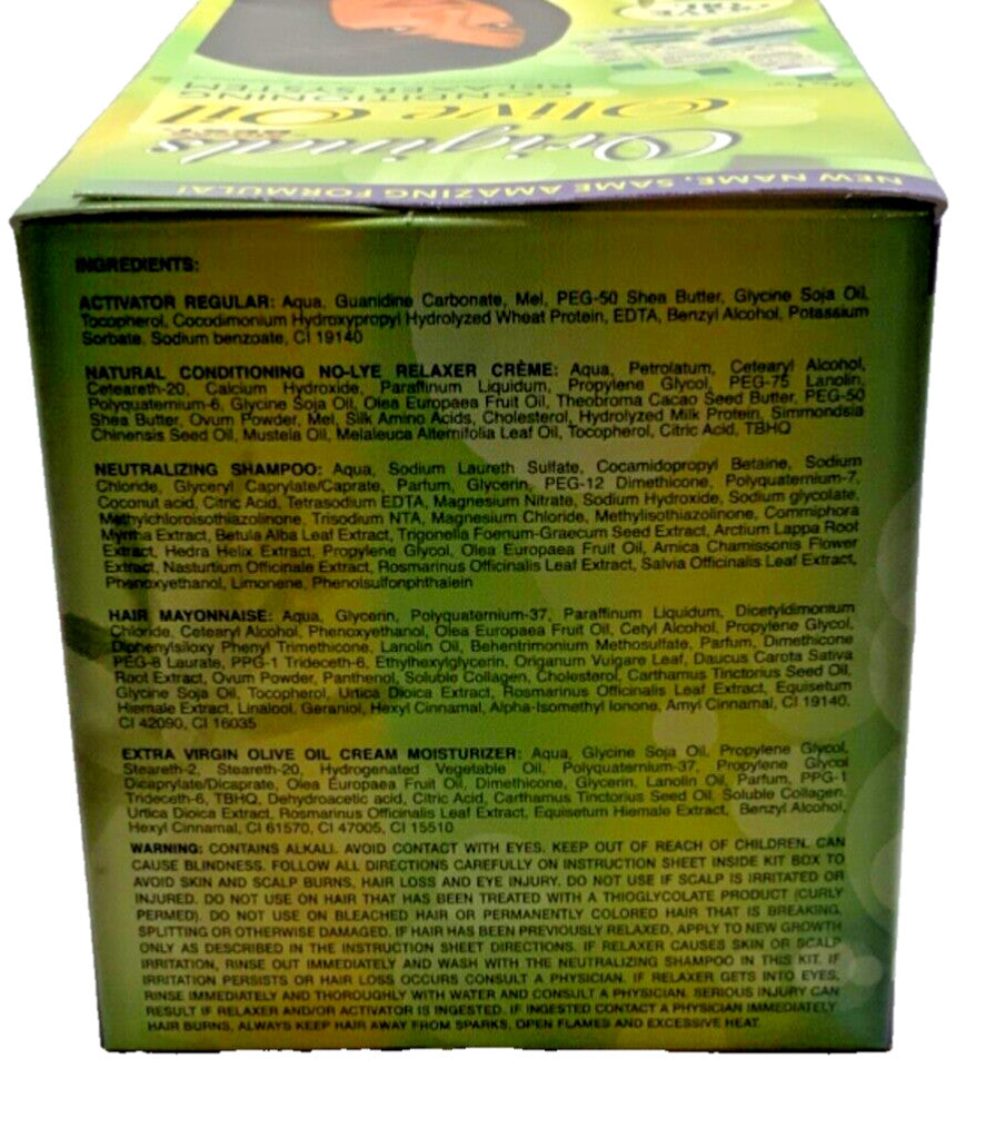 Olive Oil Hair Relaxer System for Smooth, Healthy Hair - Regular
