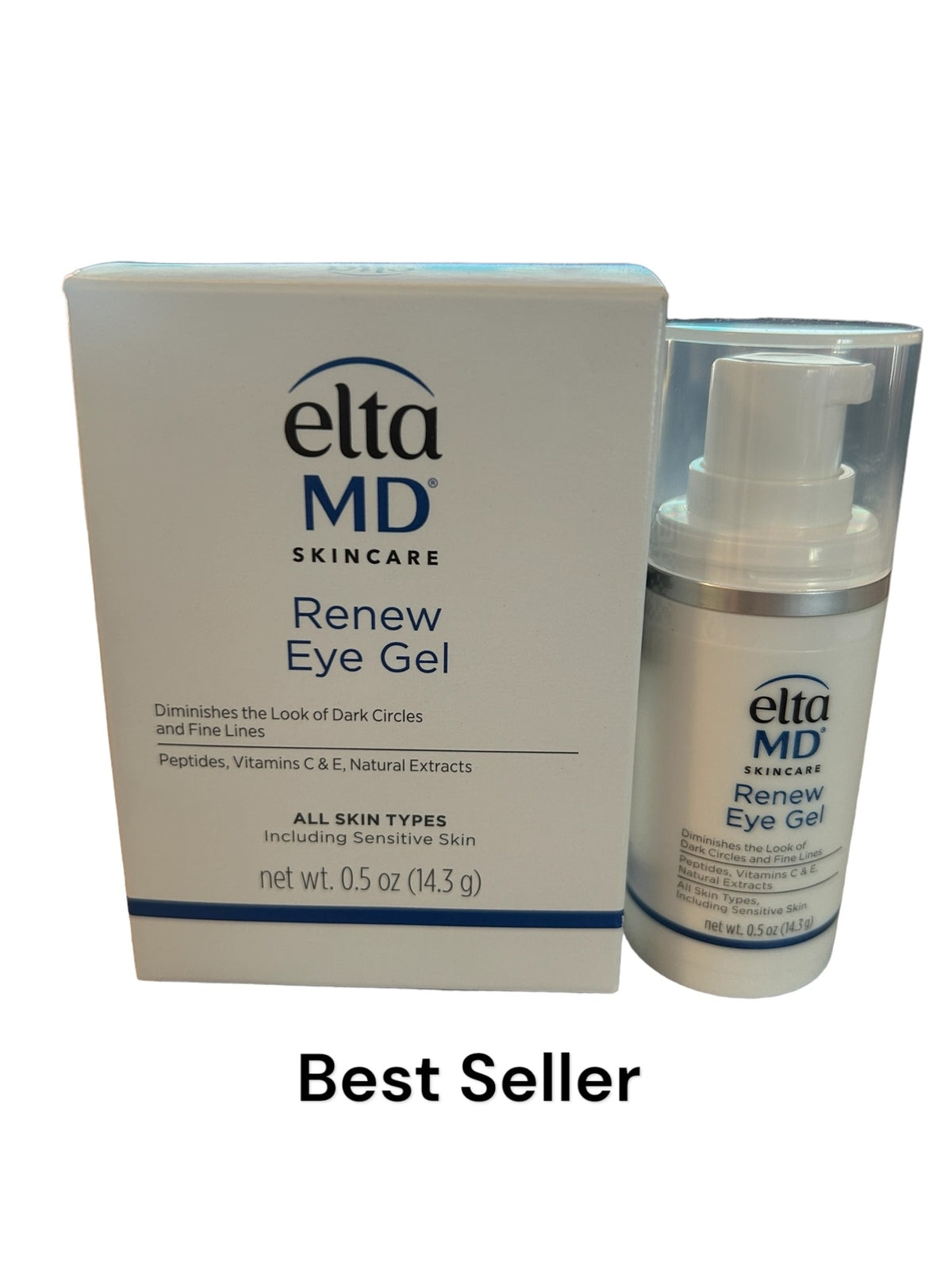 EltaMD Renew Eye Gel Daily Eye Therapy - 0.5 oz, Reduces Puffiness & Dark Circles