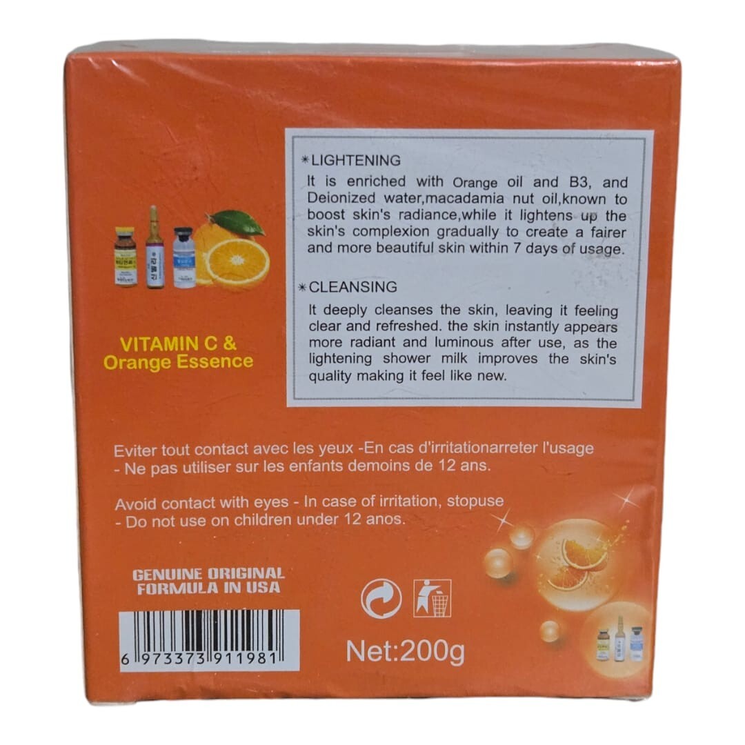 Vitamin C & Orange Essence Whitening Bar Soap 200g - Brightening & Skin Care