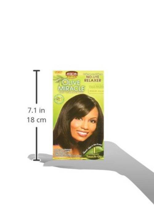 Olive Miracle Relaxer Kit - Deep Conditioning Hair Straightener, 8 Oz