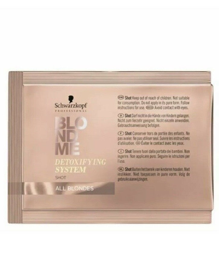Schwarzkopf BlondMe Detox Shot 5-Pack Hair Detox & Clarifying Treatment